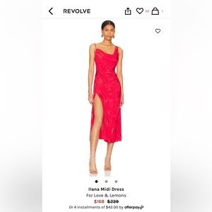 For Love and Lemons Ilana Midi Dress